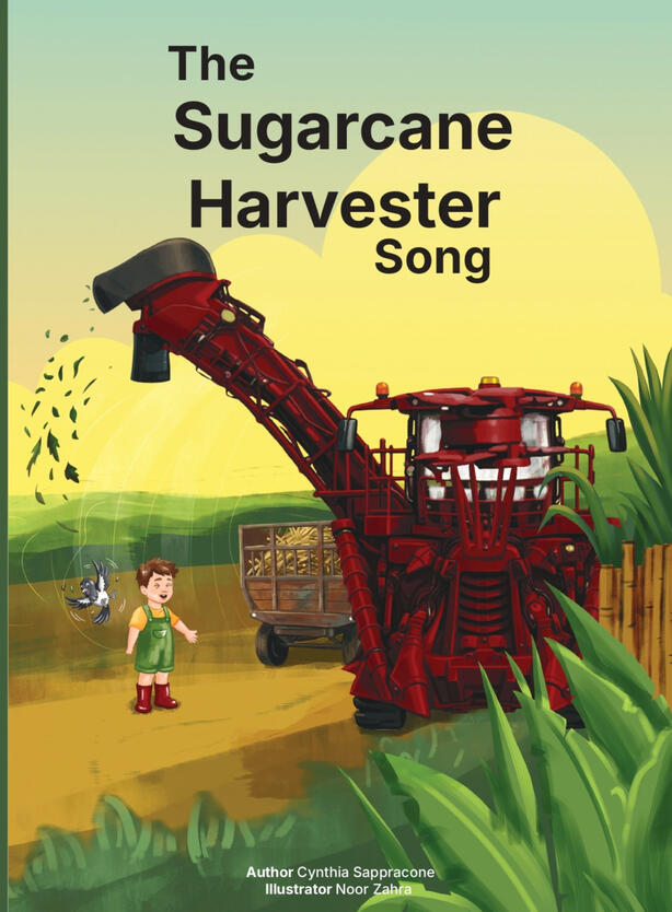 The Sugarcane Harvester Song The front cover of the book